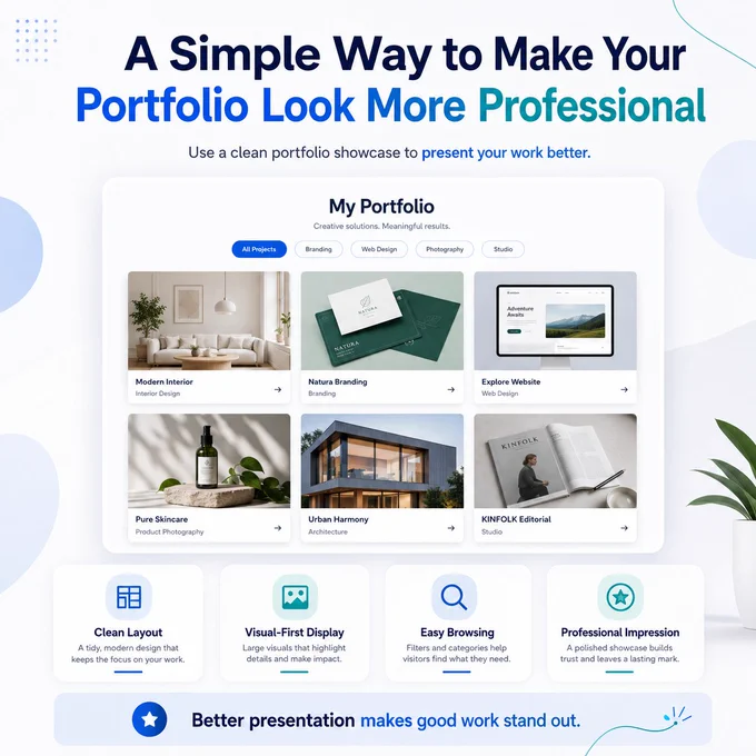A Simple Way to Make Your Portfolio Look More Professional