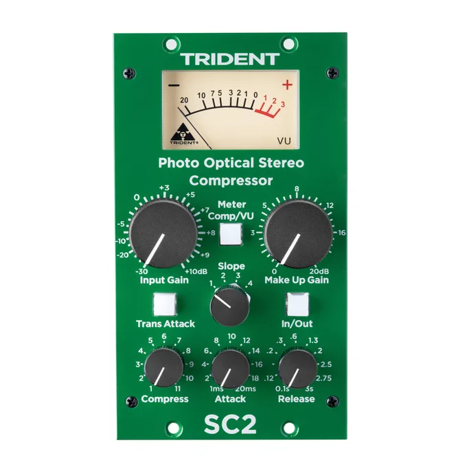 Trident SC2 500 Series Optical Compressor Joe Meek front view
