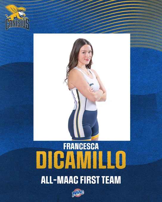 Francesca DiCamillo 
All-MAAC First Team graphic