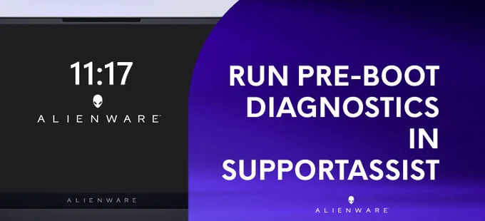 Run pre-boot diagnostics in SupportAssist. 