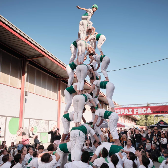 Pira 6/5 dels Falcons de Vilafranca. / Foto: Epi
