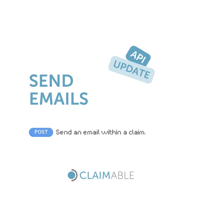 Claimable API update - Send emails