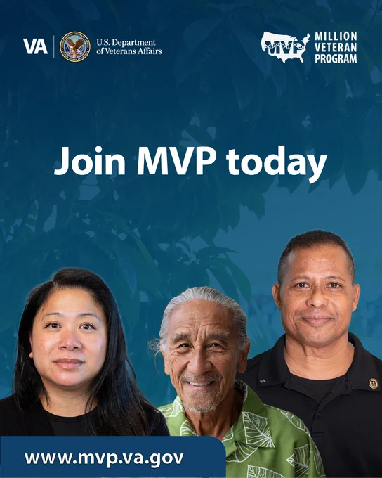 Join the Million Veteran Program today.