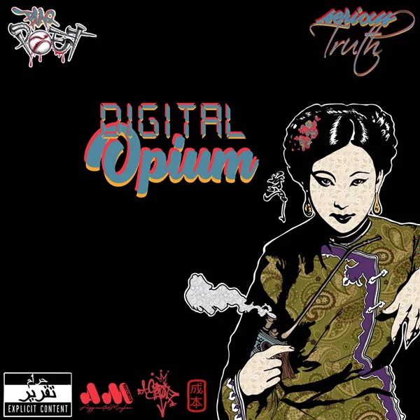 Album Cover: Blaq Poet and Serious Truth - Digital Opium
Released: 2026
Image Source: Tidal
All Rights Reserved: Aggravated Mayhem Records