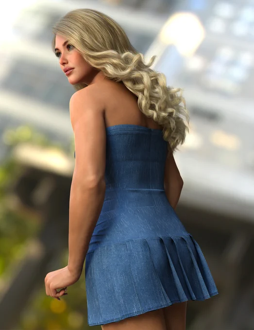 The dForce City Muse Dress pairs a sculpted sweetheart bodice with a fitted waist and pleated skirt, capturing modern street‑chic style. @daz3d 

https://www.daz3d.com/dforce-city-muse-dress-for-genesis-9

#Nelmi3D #DigitalFashion #Daz3D #Nelmi #MarvelousDesigner #CGIArt #3DArtist #3DClothing #genesis9 #DAZStudio #MadeWithDaz #cgi