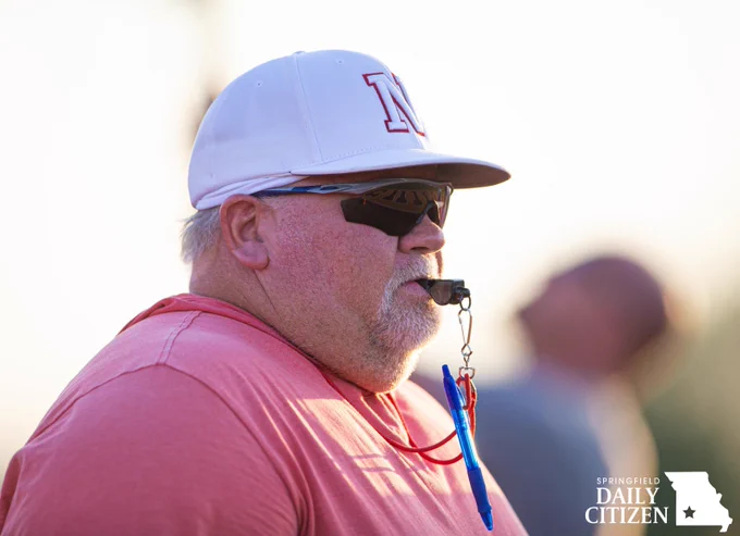 Nixa football coach John Perry. (Photo by Joe Thomas, Green Box Photography)