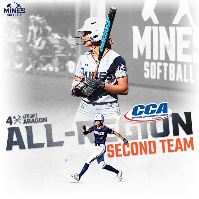 2026 D2CCA Second Team All-South Central Region #4 Kendall Aragon 