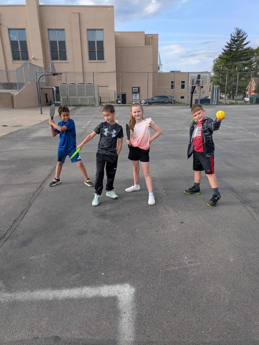 Students at VIP recess