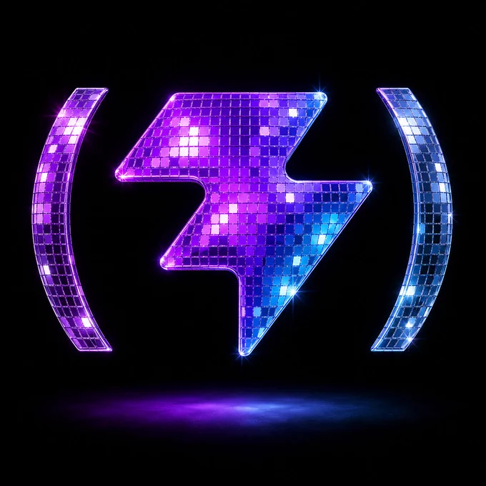 The new Vite logo in Disco Ball style (inspired by the new to the new Spotify logo)