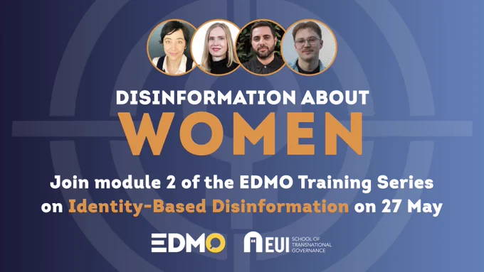 Disinformation about Women: EDMO Training Series on Identity-Based Disinformation