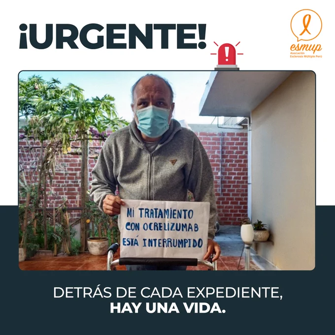 🚨 DETRÁS DE CADA EXPEDIENTE, HAY UNA VIDA.
Sandro, paciente con Esclerosis Múltiple que se atiende en el Hospital Rebagliati, debe acceder a su tratamiento ¡YA!
👉 Cumplió su ciclo de espera. Cada día sin medicación es un riesgo para su salud y calidad de vida. 🔈 Exigimos a #EsSalud la aprobación inmediata y el acceso oportuno al tratamiento semestral.
¡La salud no puede esperar!
Seguro Social de Salud del Perú - EsSalud