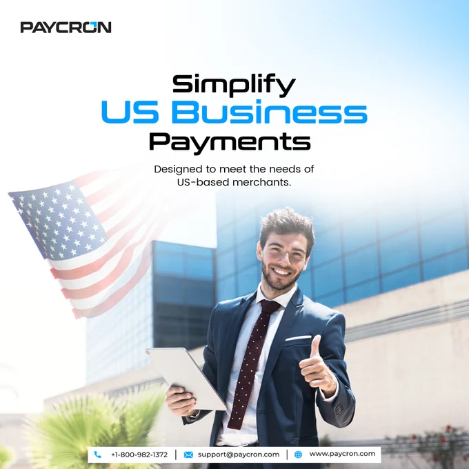 Simplify how your business gets paid in the US with fast, secure, and reliable payment solutions built for modern merchants. From everyday transactions to more complex payment needs, everything is designed to keep your cash flow smooth and predictable.

Powered by Paycron, this solution helps US-based merchants accept payments with confidence—whether online, in-store, or remotely. With a strong focus on compliance, security, and ease of use, Paycron takes the complexity out of business payments so you can spend more time growing your business and less time worrying about how you get paid.