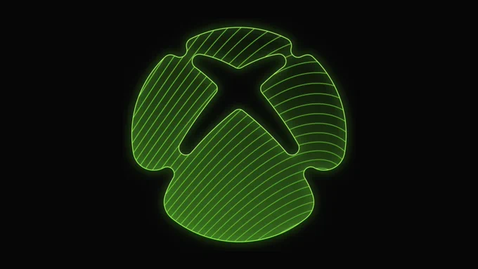 Interdimensional Xbox - Stylized neon logo concept.