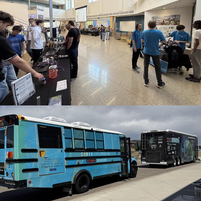 Robotics Showcase event, Mobile Lab, Cyber Explorer Lab