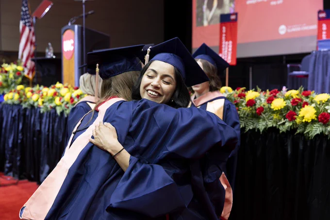 UIC grads embrace