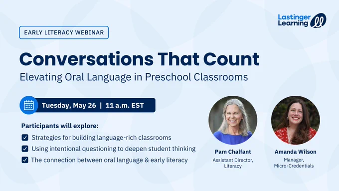 Graphic for a free webinar called Conversations That Count.