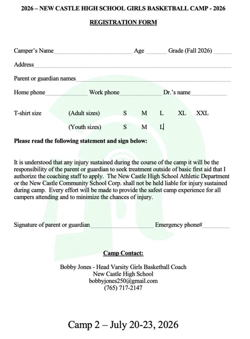 Registration CAMP 2