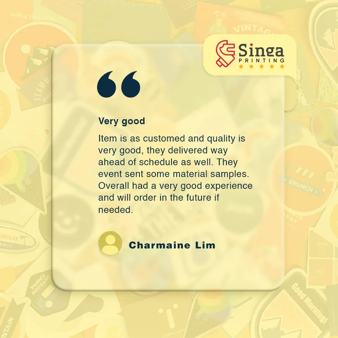 Charmaine Lim's review of SingaPrinting.