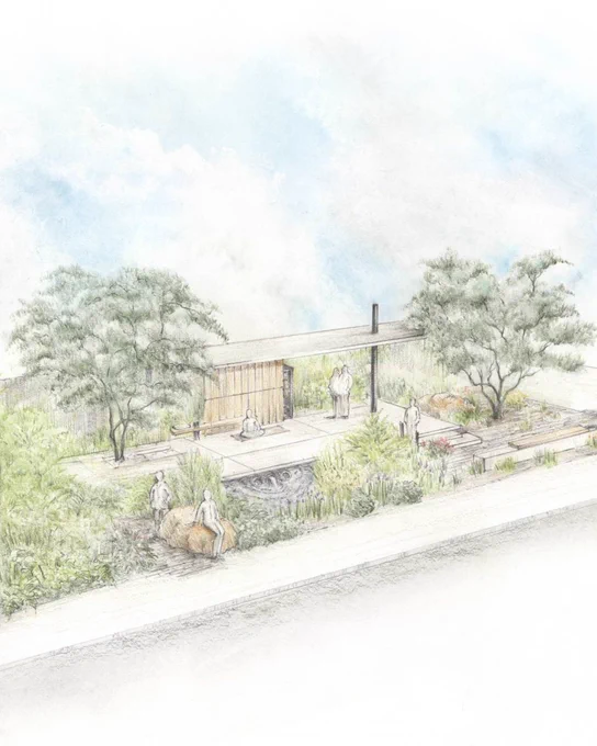 Sketch of our garden