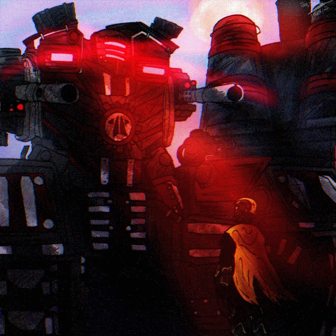 My avatar against a Vox Engine.