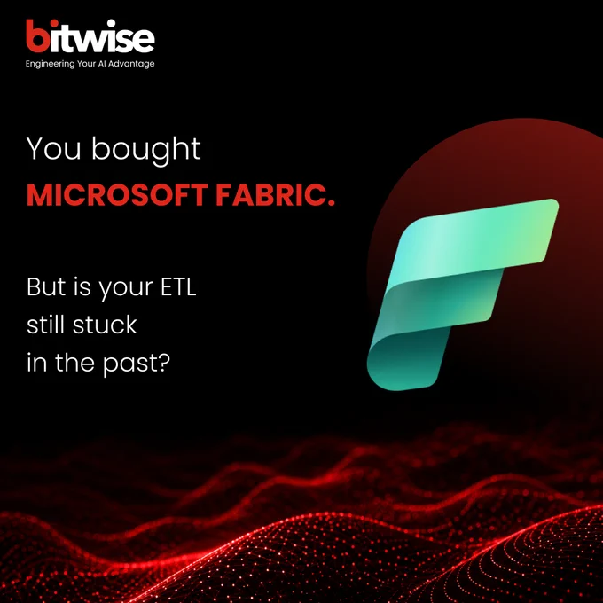 Bitwise Fulkrum AI helps enterprises accelerate Microsoft Fabric modernization with AI-powered ETL transformation, legacy data pipeline modernization, Fabric-native architecture, automated ETL conversion, Medallion framework implementation, scalable data engineering, workflow optimization, data governance, and enterprise AI readiness. Designed to eliminate legacy bottlenecks and enable intelligent, future-ready data platforms.