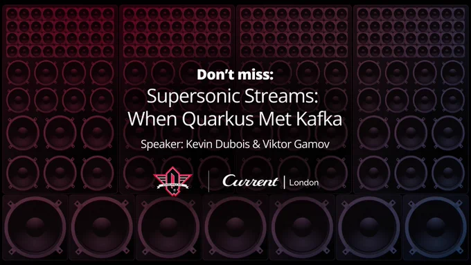 "Supersonic Streams: When Quarkus Met Kafka" with Kevin Dubois & Viktor Gamov.