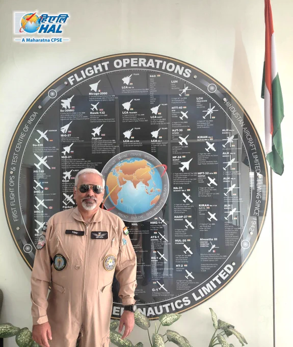 Gp Capt K K Venugopal, Executive Director & Chief Test Pilot (Fixed Wing), HAL has been elected as a Fellow of the Society of Experimental Test Pilots (SETP)