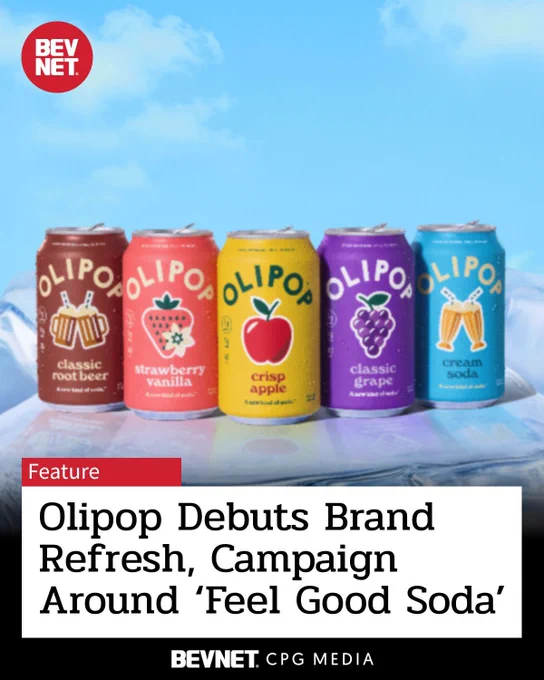 Olipop Embraces ‘Feel Good Soda’ With Branding Refresh, Campaign