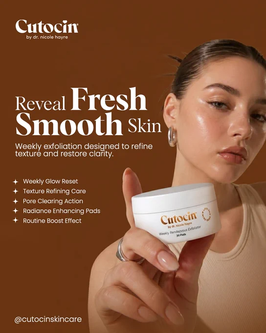 ✨ Reveal Fresh, Smooth Skin ✨

Your glow starts with the right routine.
These exfoliating pads are designed to gently refine your skin’s texture, unclog pores, and bring back your natural radiance. 🌿

✔️ Weekly glow reset
✔️ Smoother, clearer skin
✔️ Boosted skincare routine

Say hello to a fresh, radiant complexion—every single week. 💫

@cutocinskincare

#SkincareRoutine #GlowSkin #Exfoliation #ClearSkin #HealthySkin #BeautyRoutine #GlowingSkin #SkinCareTips #SelfCare #Radiance