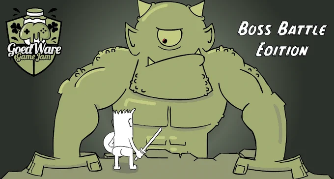 Still 6 dev days left to create a game to join the GoedWare Game Jam Boss Battle Edition. 