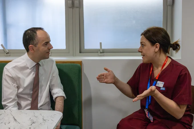 James Murray on his first visits as Health and Social Care Secretary
