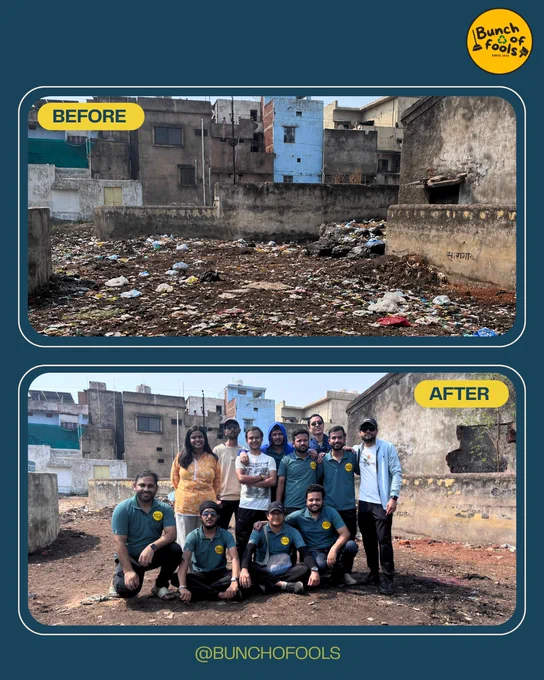 Before and after transformation 