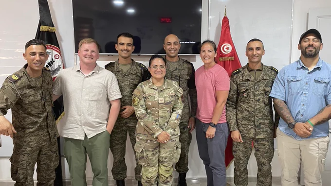 Army CID and the U.S. Army Criminal Investigation Laboratory recently participated in the annual Africa Lion joint exercise, providing direct training to the Tunisian military’s Weapons Intelligence Team. Africa Lion is AFRICOM’s largest annual joint exercise, with 5,500 personnel from 40  partner nations participating in events throughout Africa.