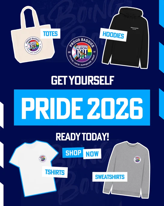Poster of Proud Baggies Totes, Hoodies, Tshirts & Sweatshirts with the caption ‘Get yourself Pride 2026 ready today! Shop now’