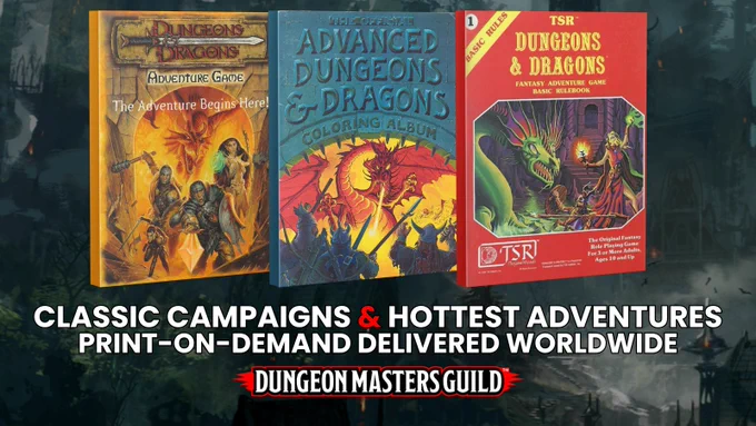 Classic D&D Back in Print at DMsGuild.com