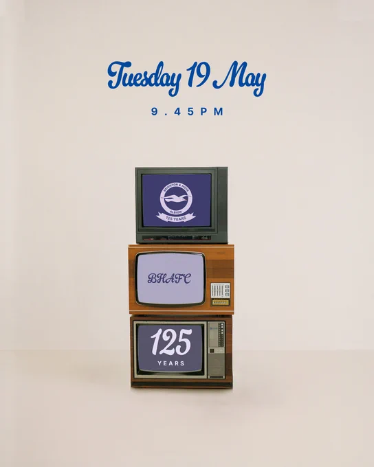 Tuesday 19 May, 9.45pm teaser, with three tv screens. 