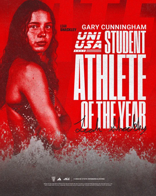 Leah Shackley has been named the first recipient of the Female Student Athlete of the Year award as part of the inaugural Gary Cunningham Award series.
