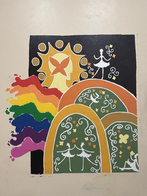 Photo of the complete mural.