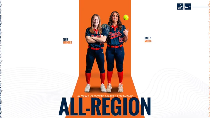 Terin Maynard and Hailey Mellec pose for portraits.