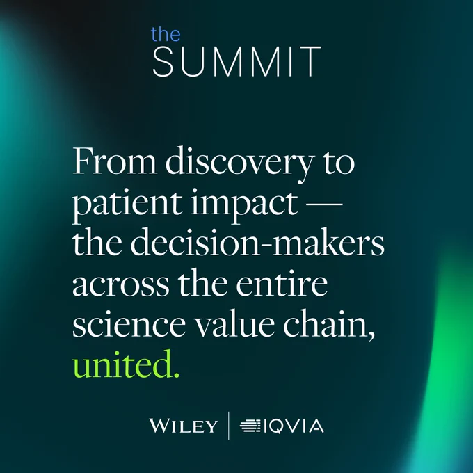 The Summit - From discovery to patient impact - the decision-makers across the entire science value chain, united. 