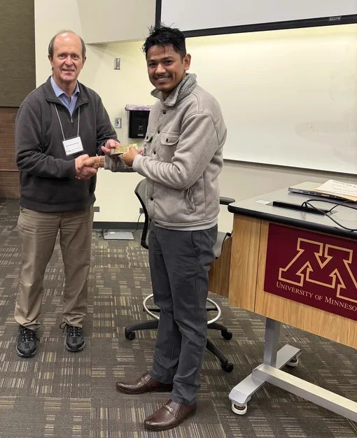 Samir Bhandari, graduate student of Dr. Pappu Yadav