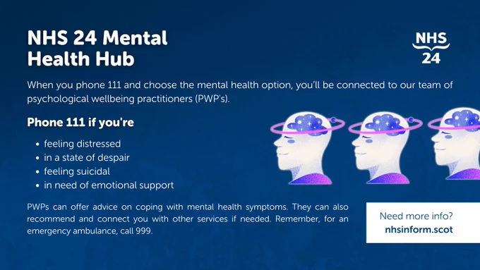 NHS 24 Mental Health Hub image
