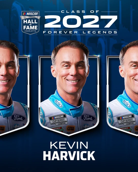 Hall of Fame graphic for Kevin Harvick.