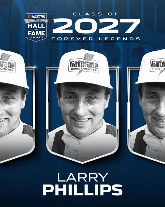 2027 Hall of Fame Graphic for Larry Phillips.