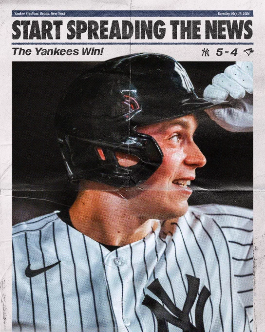 FINAL: Yankees 5, Blue Jays 4. 