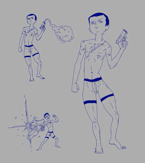Process sketch line art