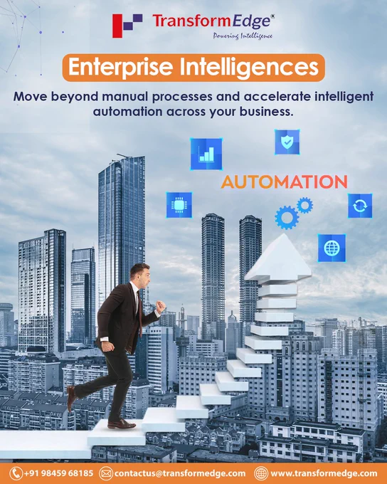 🚀 Enterprise Intelligence for Smarter Business Growth

Step into the future of intelligent automation with TransformEdge.

Move beyond manual processes and empower your enterprise with AI-driven solutions that enhance efficiency, productivity, and operational excellence.

✨ Key Benefits of Enterprise Intelligence:
✔️ Automate repetitive business processes
✔️ Improve operational efficiency and accuracy
✔️ Gain real-time business insights
✔️ Enhance workflow visibility and control

📈 Transform your business operations with smarter automation and intelligent enterprise solutions.

👉 Ready to accelerate your digital transformation journey?
📞 Book a Demo with TransformEdge today!

#transformedge #enterpriseintelligence #businessautomation #digitaltransformation #aiautomation #smartoperations #erpautomation #financetransformation #processintelligence #operationalexcellence #futureofwork #enterprisesolutions #aiforbusiness #workflowautomation 

