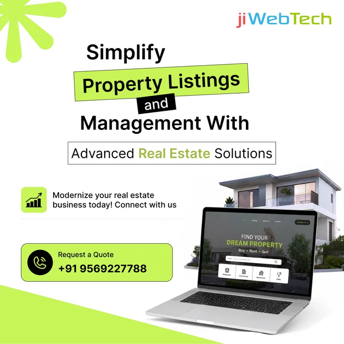 Real estate solution by jiWebTech