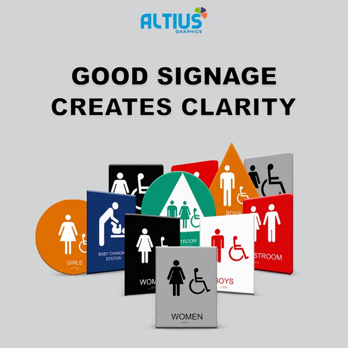 Good signage creates confidence