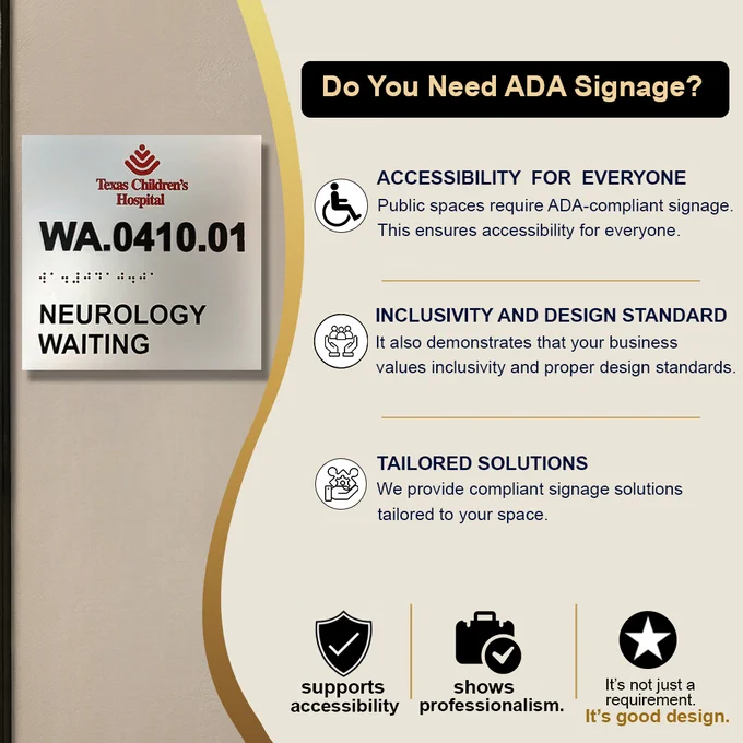 ADA-compliant signs guidelines